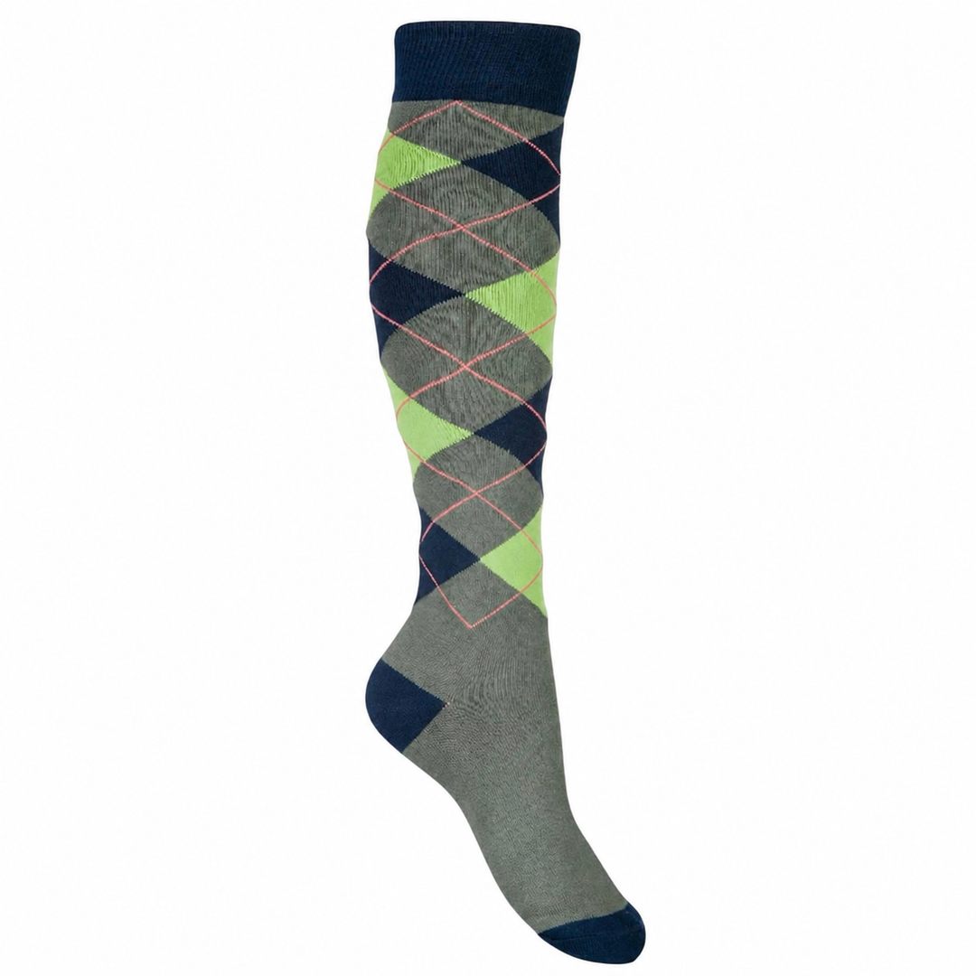 Cardiff Socks by HKM - Pack of 3 Pairs - Navy/Olive - Size 35-38 - Extremely Popular