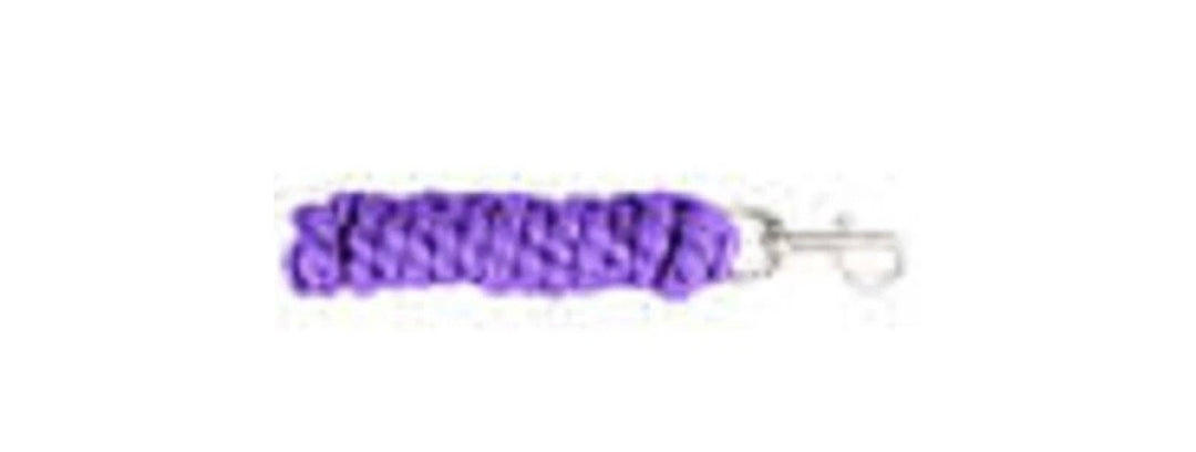 Horze Howard Quality Headcollar and Lead Rope - Purple/Cream or Blue/Cream
