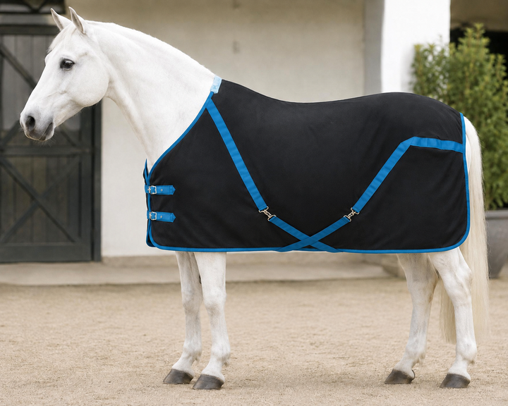Polar Fleece Rug - Travel/Stable/Cooler - Red & White - 6'0