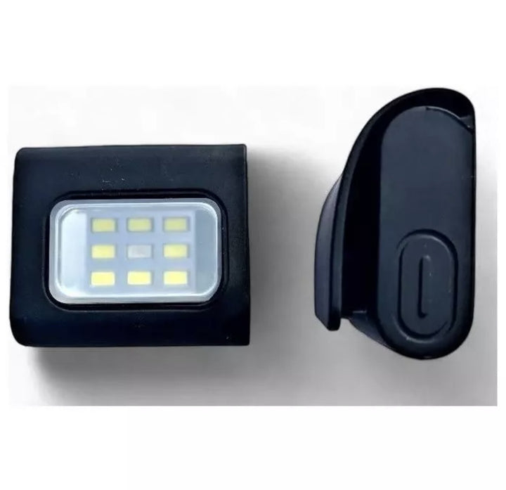 Equisafety RECHARGEABLE Strong Magnetic Clip on LED Light - Red & White & Very BRIGHT!