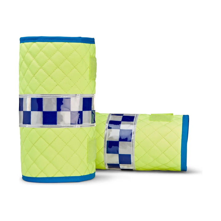 Equisafety POLITE Leg Wraps - Neon Yellow - Pony/Cob & Full - BE SAFE BE SEEN!