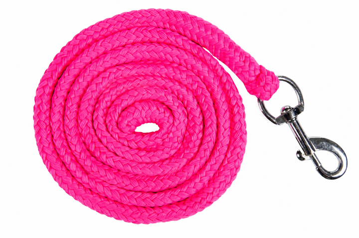 HKM Stars Softice Headcollar & Leadrope Set - Neon Pink