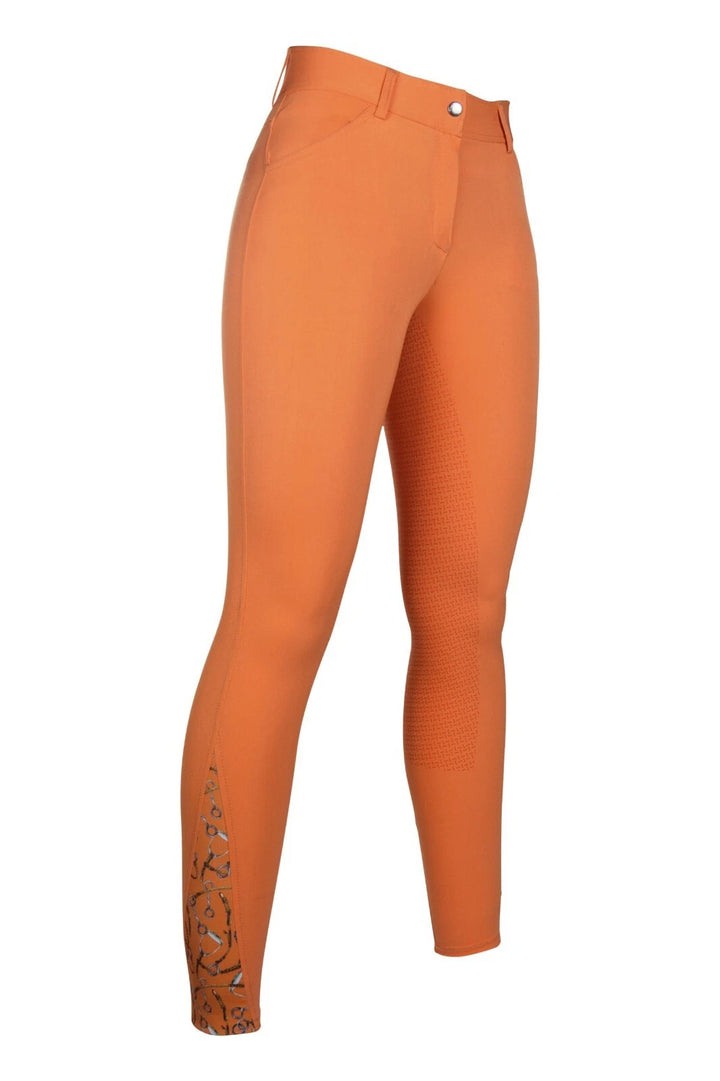 HKM Allure Breeches - full silicone seat - orange - size 16 - *LAST PAIR - LOW PRICE*