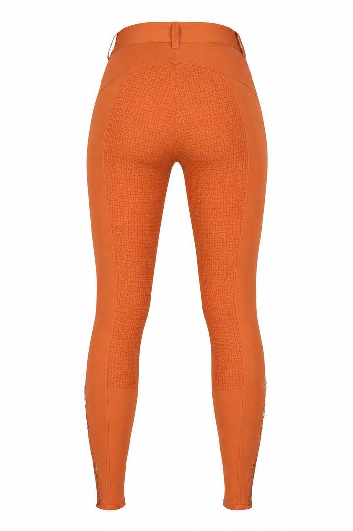 HKM Allure Breeches - full silicone seat - orange - size 16 - *LAST PAIR - LOW PRICE*