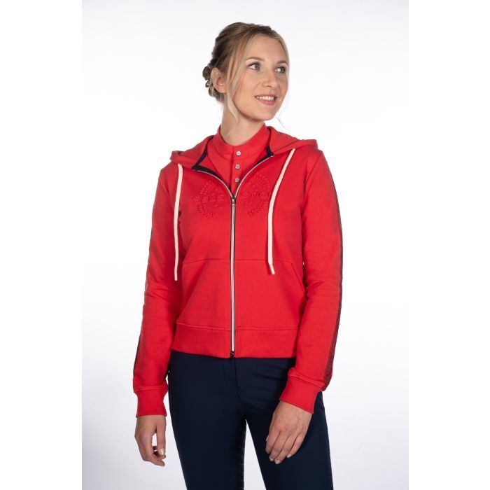 HKM Aruba Lightweight Red Hoody -Detail on Arms - All sizes - Gorgeous-Fab Gift