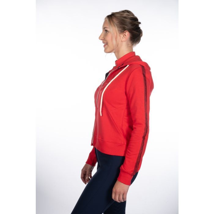 HKM Aruba Lightweight Red Hoody -Detail on Arms - All sizes - Gorgeous-Fab Gift