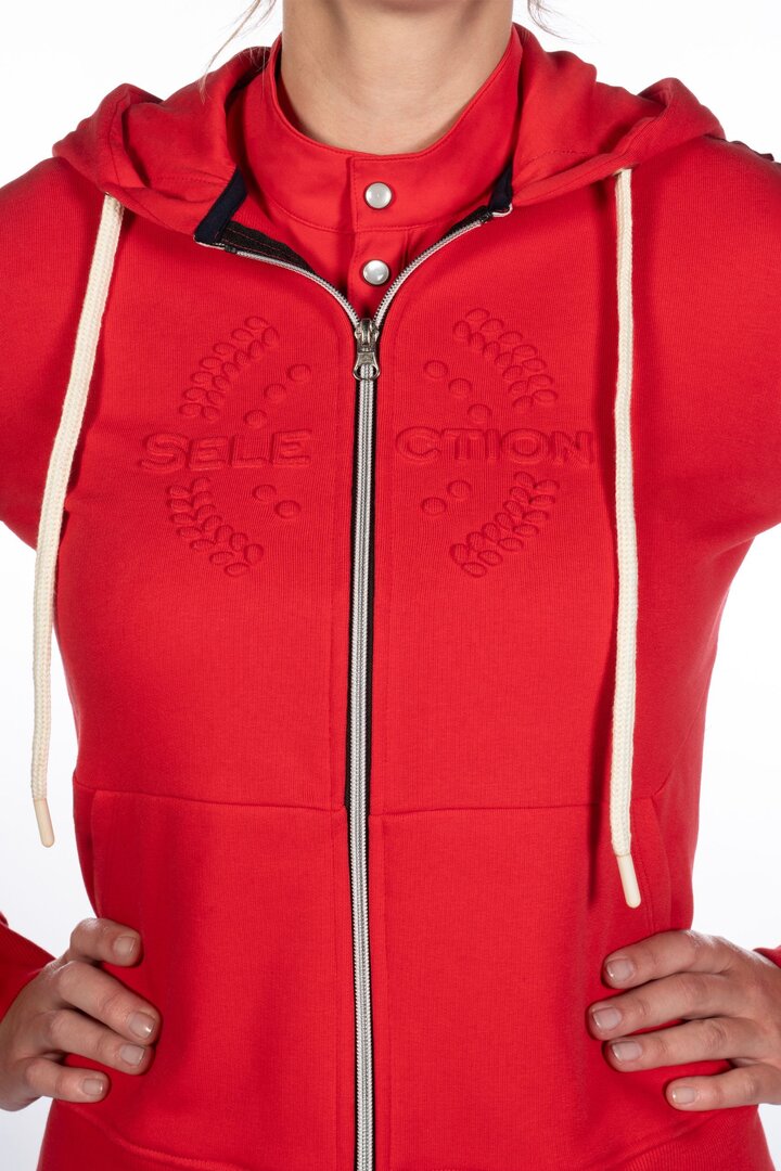 HKM Aruba Lightweight Red Hoody -Detail on Arms - All sizes - Gorgeous-Fab Gift