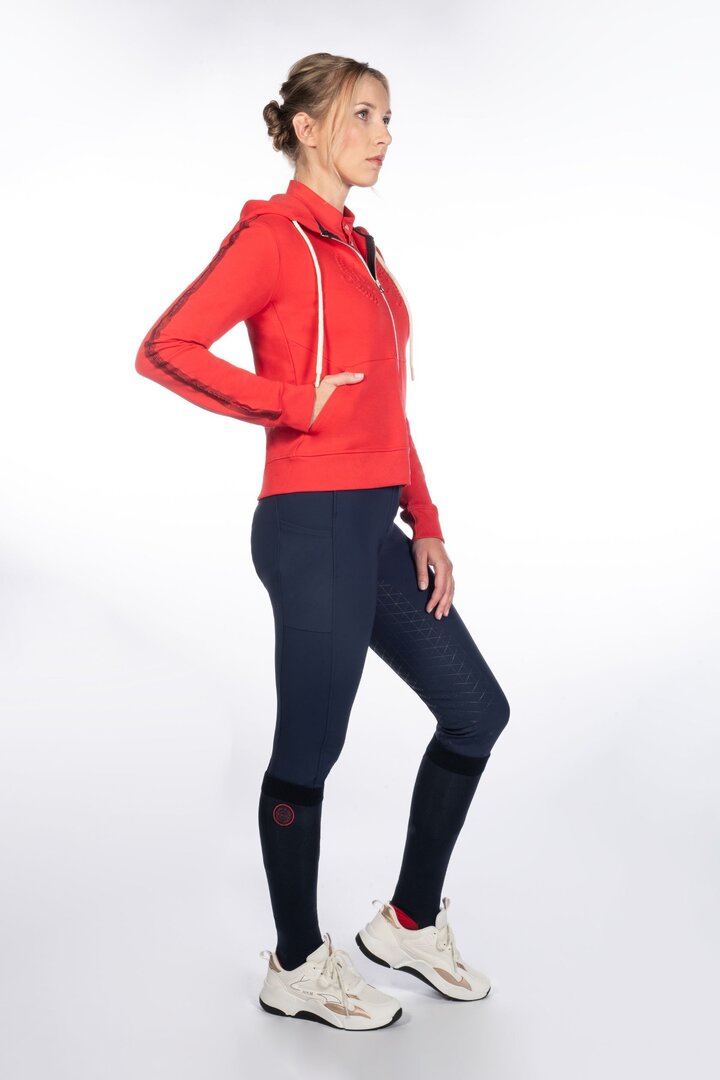 HKM Aruba Lightweight Red Hoody -Detail on Arms - All sizes - Gorgeous-Fab Gift