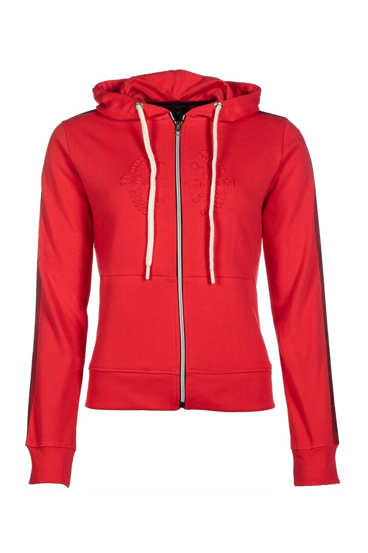 HKM Aruba Lightweight Red Hoody -Detail on Arms - All sizes - Gorgeous-Fab Gift