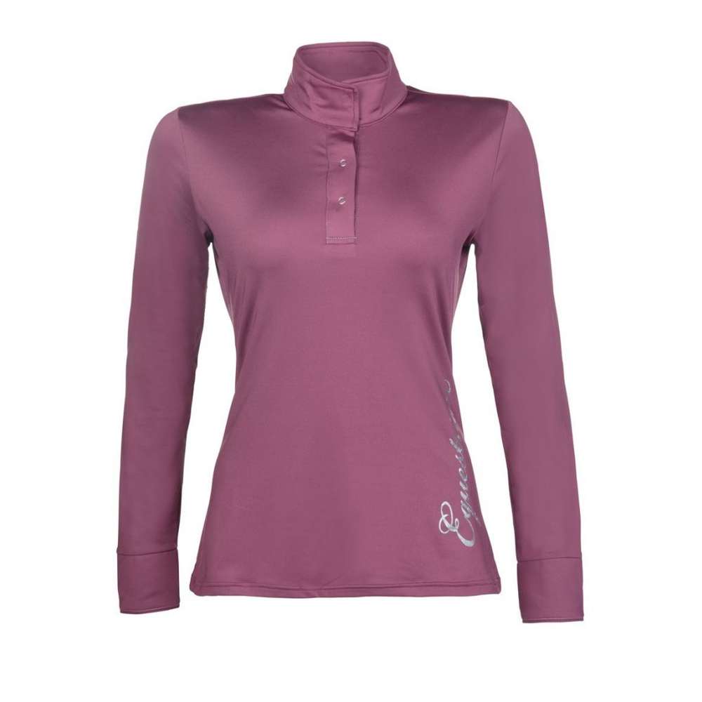 HKM Cavellino Marino "Velluto" Riding shirt/top - Burgundy - Great Gift Idea