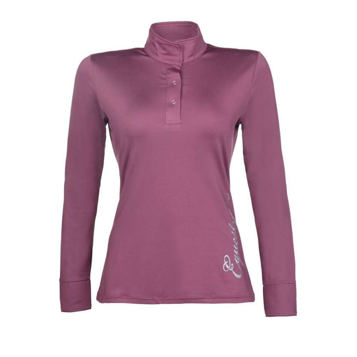 HKM Cavellino Marino "Velluto" Riding shirt/top - Burgundy - Great Gift Idea