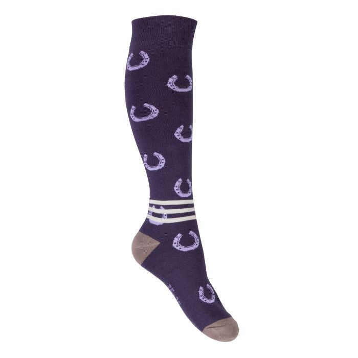 Cardiff Socks by HKM - Pack of 3 Pairs - Violet/Lilac - 35-38-Extremely Popular