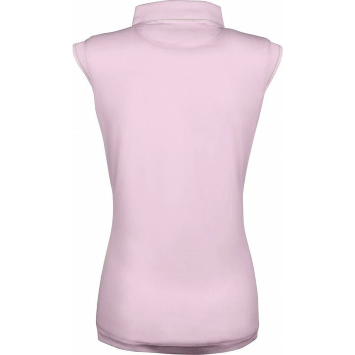 HKM Classico Sleeveless Lightweight Summer Polo Top - Light pink - All Sizes