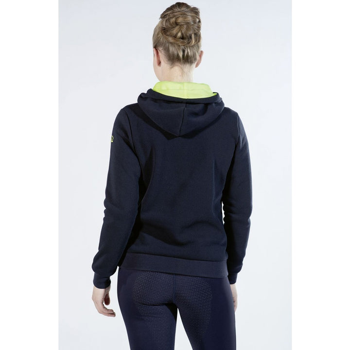 Beautiful Bright & funky "Equestrian" Hoody by HKM - Navy & Lime -Size Small - LAST ONE!