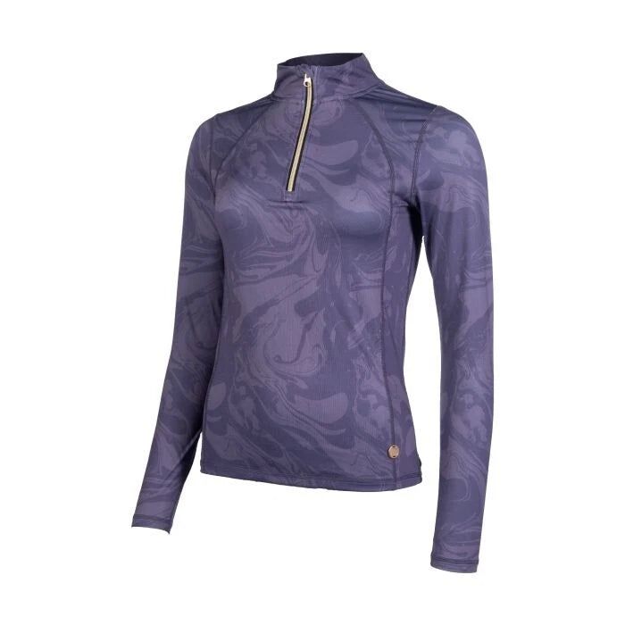 HKM 'Lavendar Bay' Marble Function Shirt - Lilac - Size Medium (LAST ONE) - ‘Low Price’
