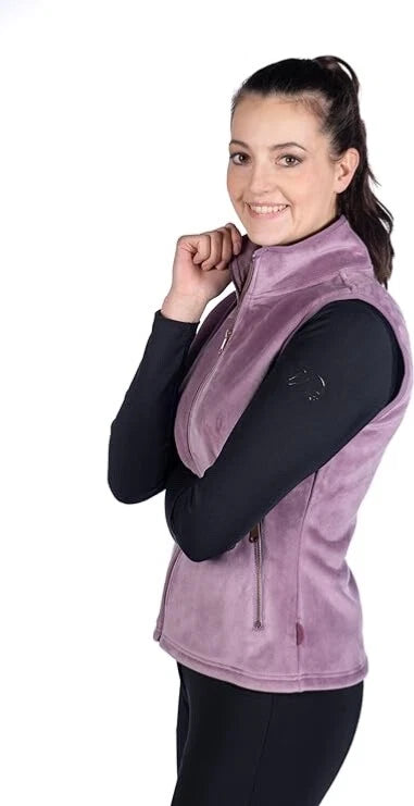 Gorgeous Leana Plush Velvet Gilet by HKM - Medium Last One