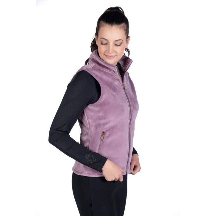 Gorgeous Leana Plush Velvet Gilet by HKM - Medium Last One