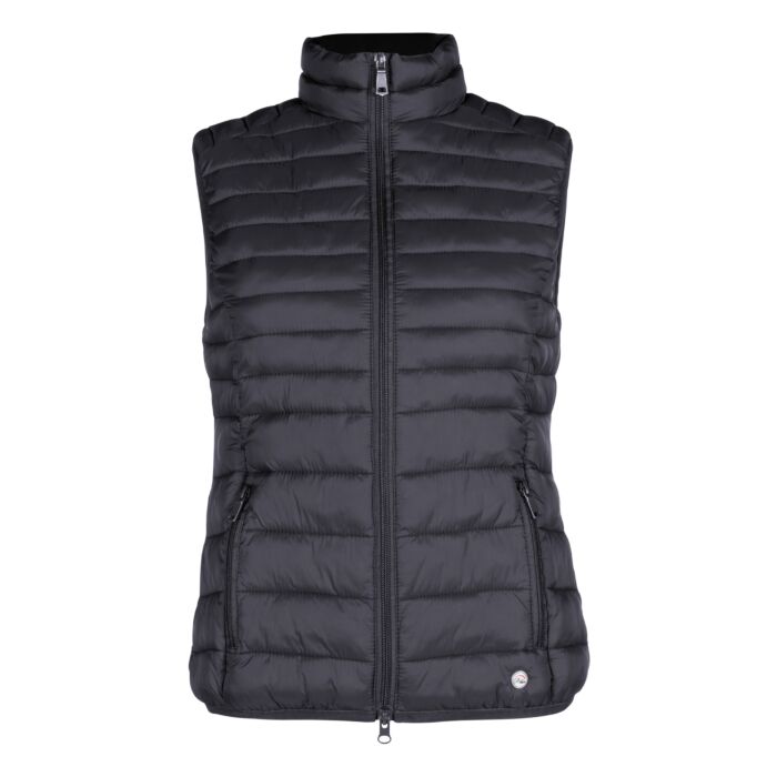 HKM Lena Quilted Gilet/bodywarmer/Vest - Black  & Navy - Ideal Gift - warm/cosy