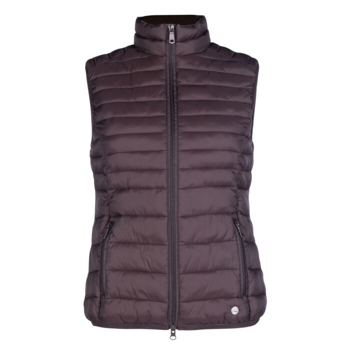 HKM Lena Quilted Gilet/vest/Body Warmer in Chocolate Brown - Fab Gift (Popular)