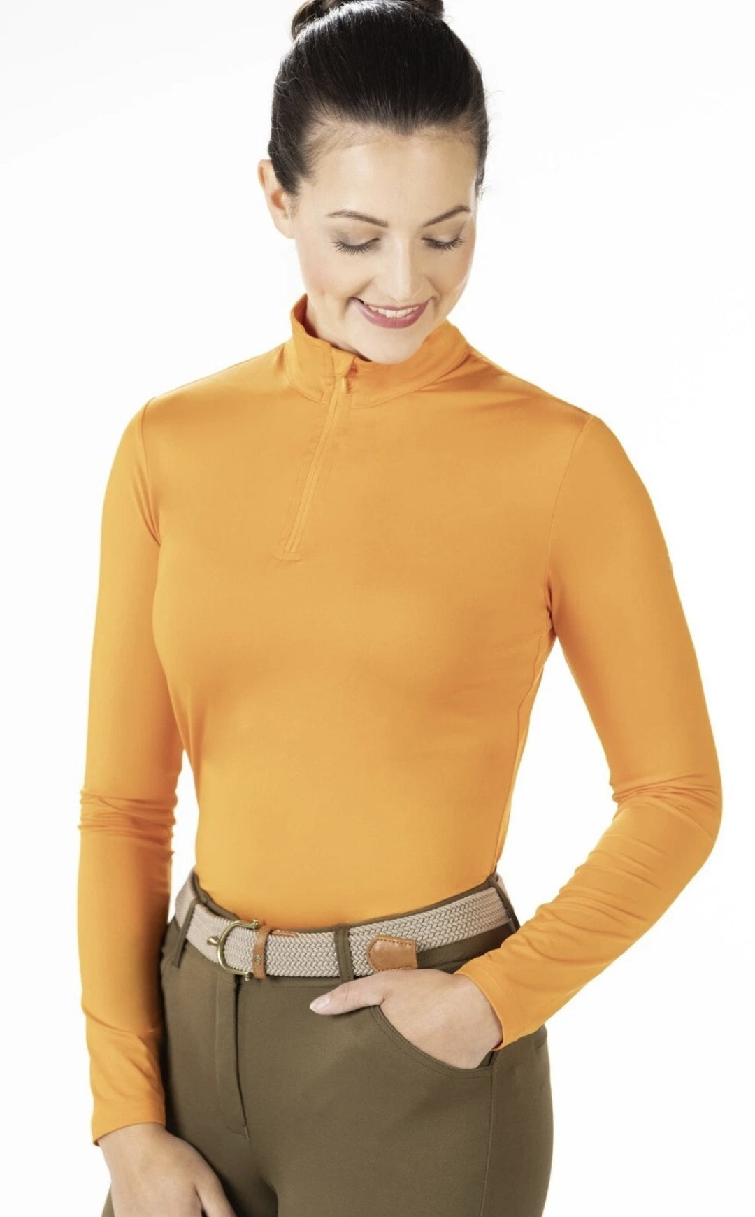 HKM Summer Milano Functional Shirt - Orange - XL (16) - LAST 1!