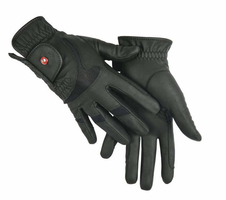 HKM Professional Air Mesh Riding Gloves - Black