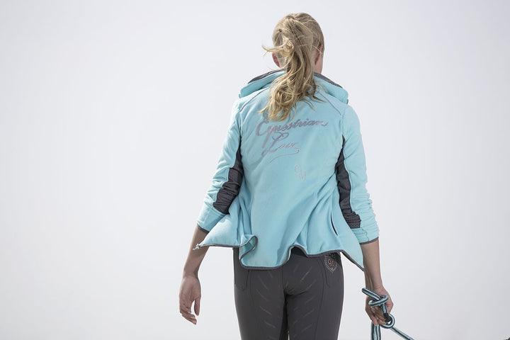 HKM Cavallino Marino 'Rimini' Stunning Turquoise Fleece - LAST ONE - Size Medium