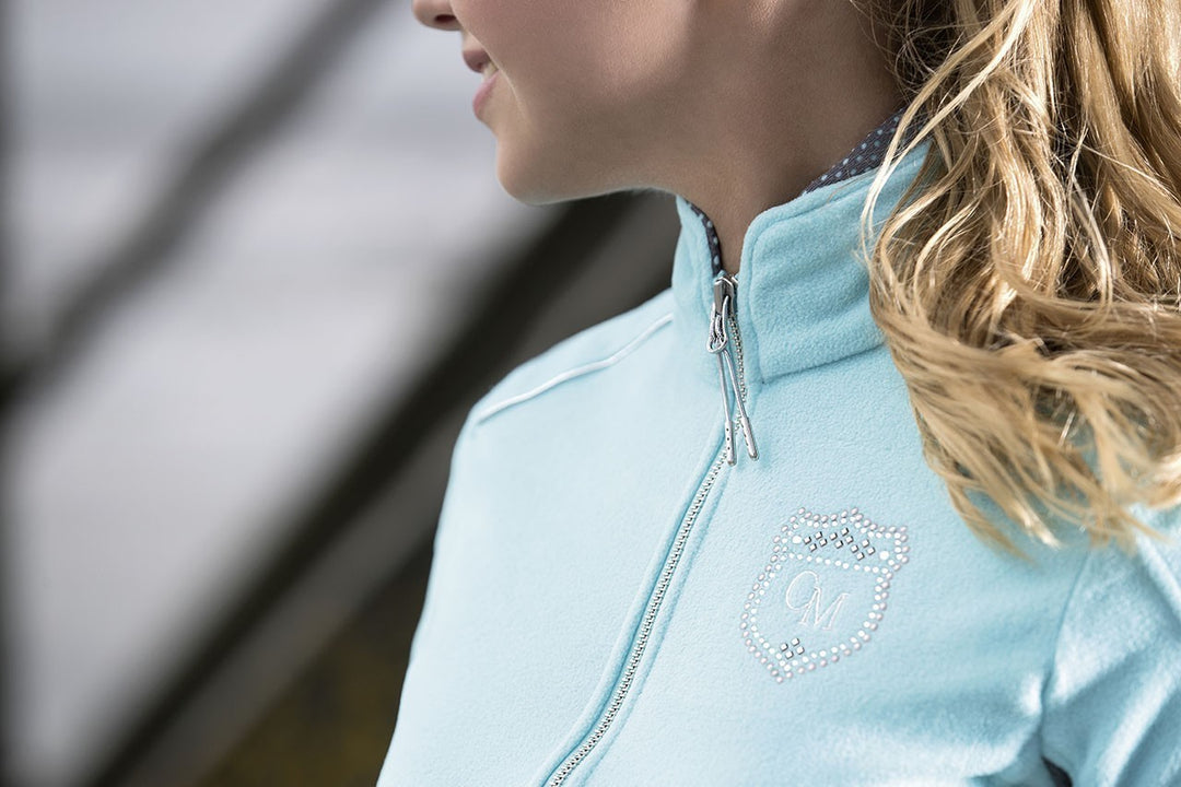 HKM Cavallino Marino 'Rimini' Stunning Turquoise Fleece - LAST ONE - Size Medium
