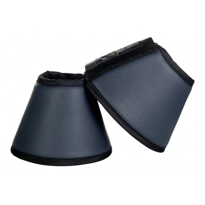 HKM Soft Over Reach Boots - Touch Tape Closure - Black - Size Medium -LOW PRICE