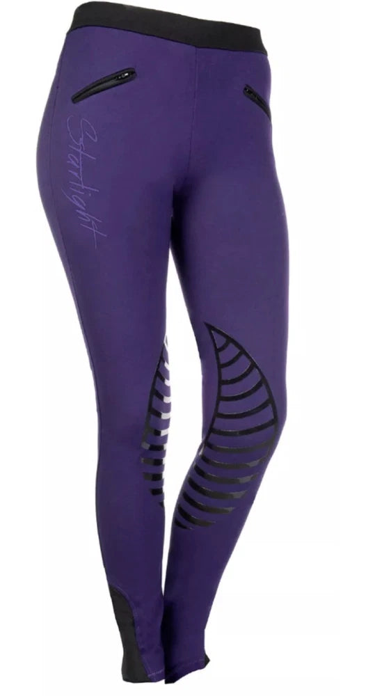 HKM Starlight Riding Tights with Silicone Knees - 4 Colours - SALE - LOW Price!
