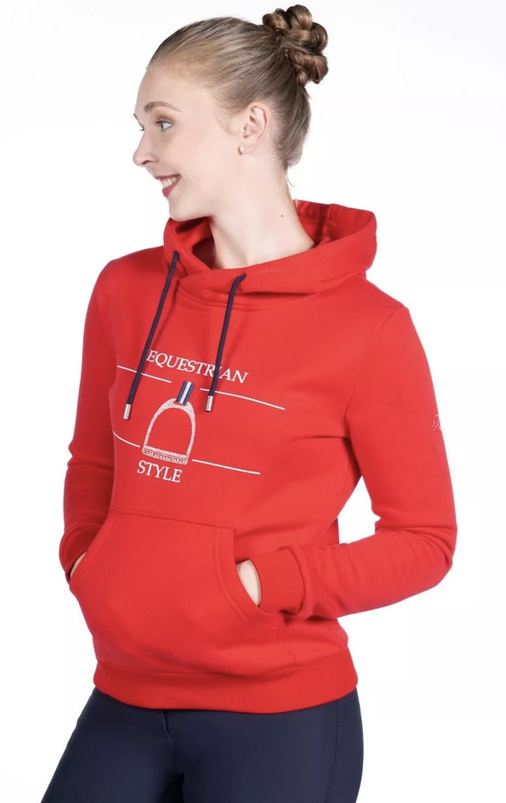 HKM  Equestrian "Style"  Red Hoody - Warm & Comfy - Ideal Gift