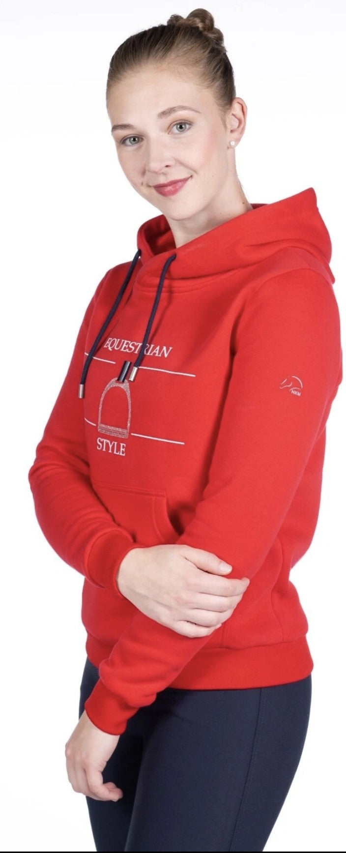 HKM  Equestrian "Style"  Red Hoody - Warm & Comfy - Ideal Gift