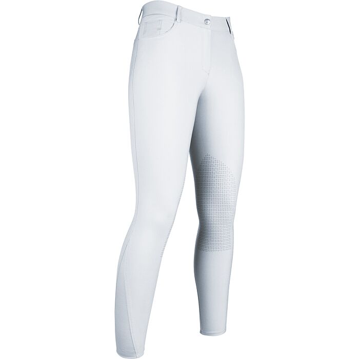 HKM Sunshine Competition Breeches-White- Silicone Knees - low price - Last Pair!