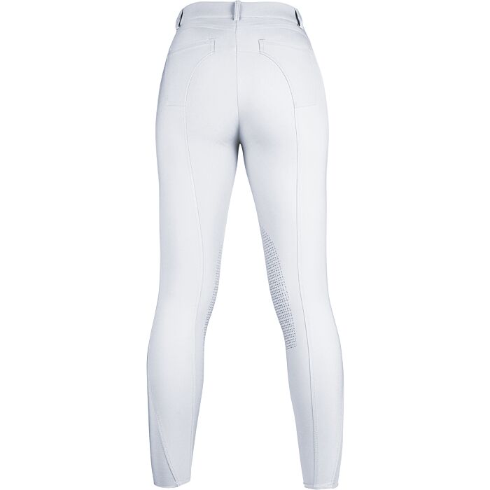 HKM Sunshine Competition Breeches-White- Silicone Knees - low price - Last Pair!