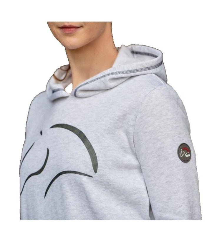 HKM 'Team' Fleece Lined Hoodie - Grey - small & Medium - Lovely Warm Hoody
