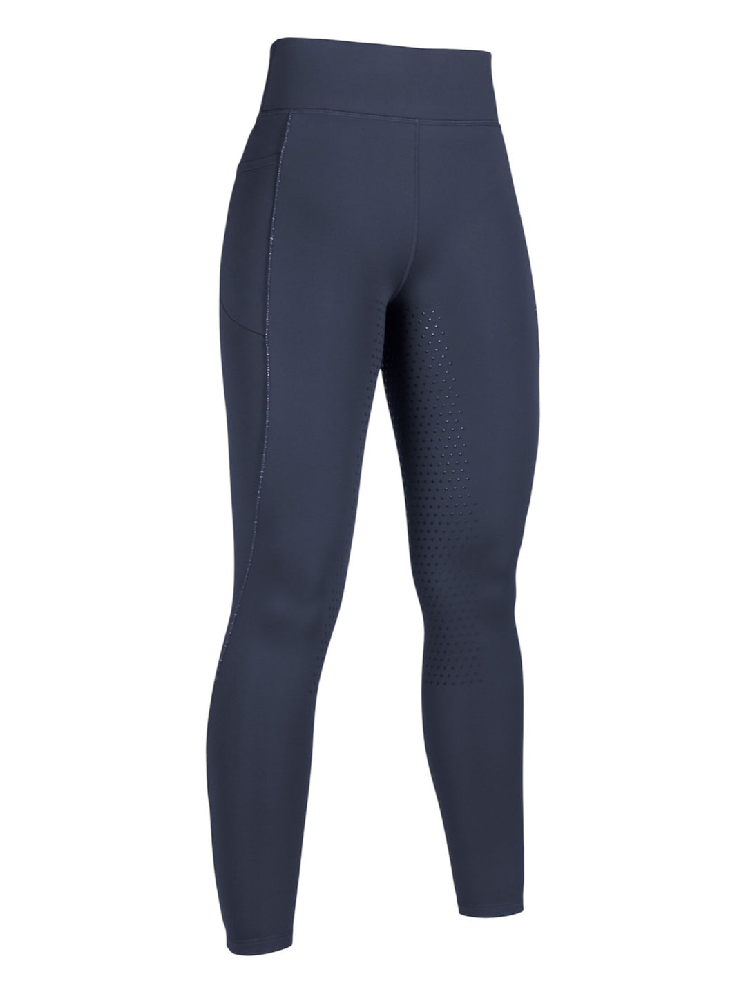 HKM Alice Riding Tights with Silicone Seat - Black or Navy