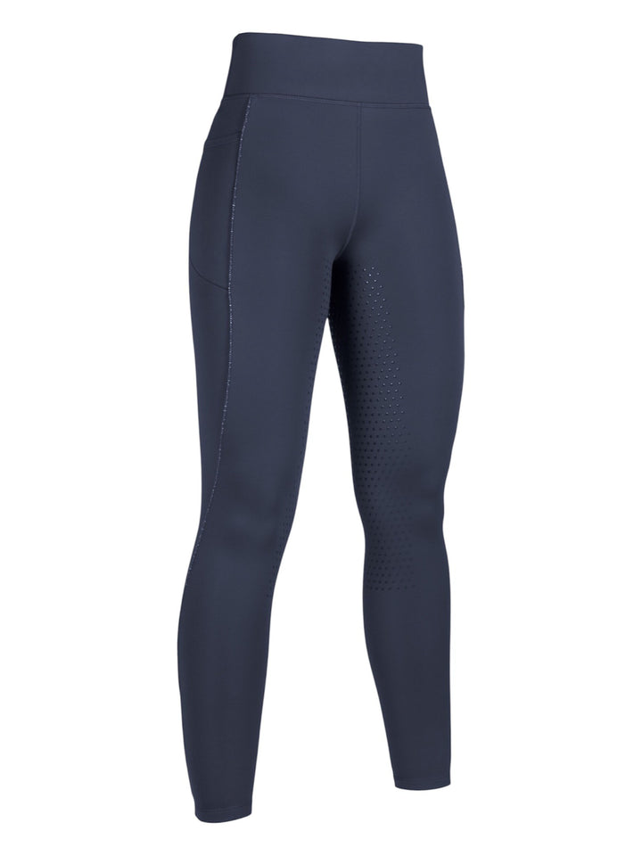 HKM Alice Riding Tights with Silicone Seat - Black or Navy