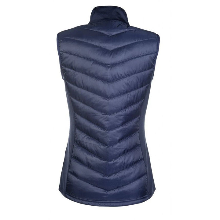 HKM Basel Jersey/Nylon Gilet - Navy - Warm - Size 8-18  (Popular Item)