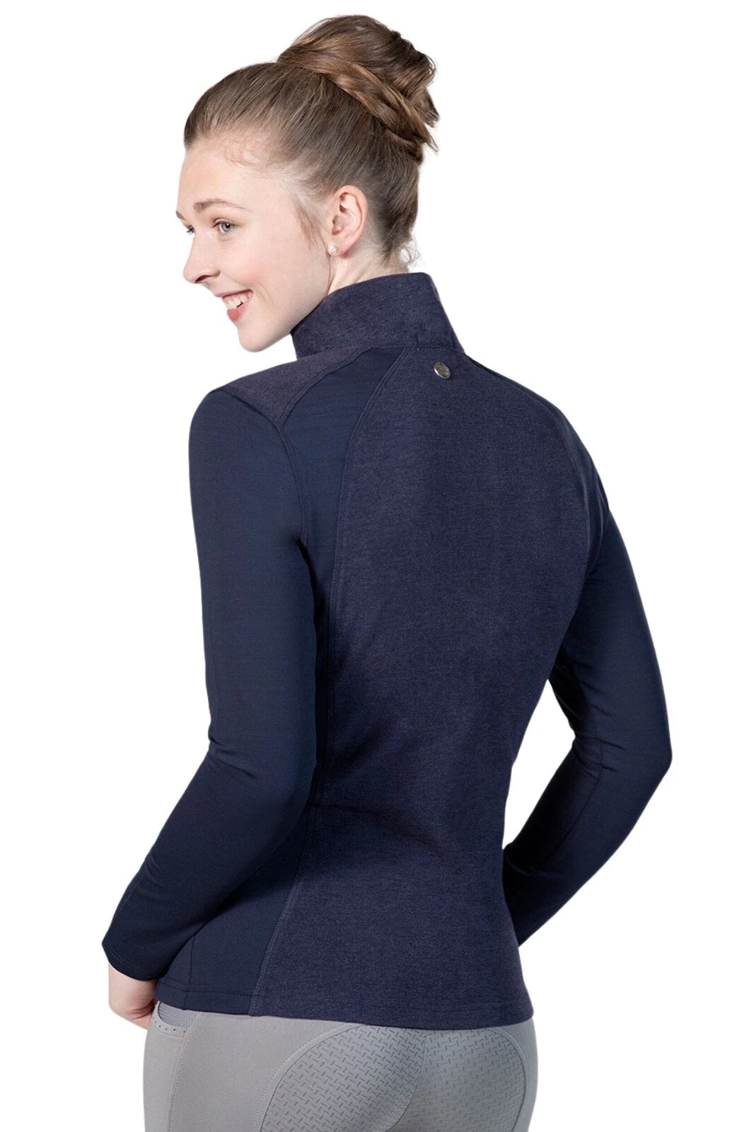 HKM Ladies Duo Functional Shirt - Dark Blue - XS-XL - LOW PRICE (popular)