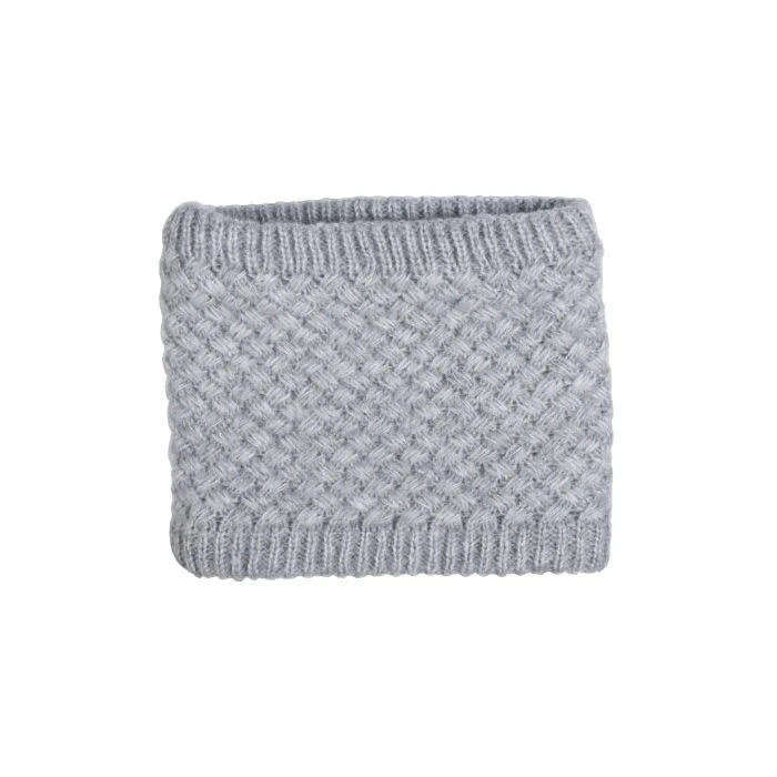 HKM Gorgeous Light Grey FLEECE LINED Scarf/Snood - 'Lucy' - VERY LOW PRICE