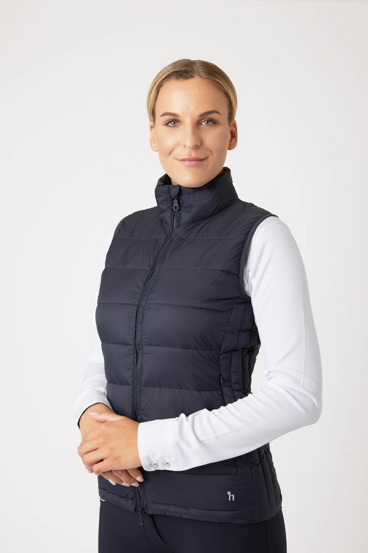 HORZE Amber Lightweight Gilet/Bodywarmer/Vest - Navy - sizes 10-16 - LOW PRICE