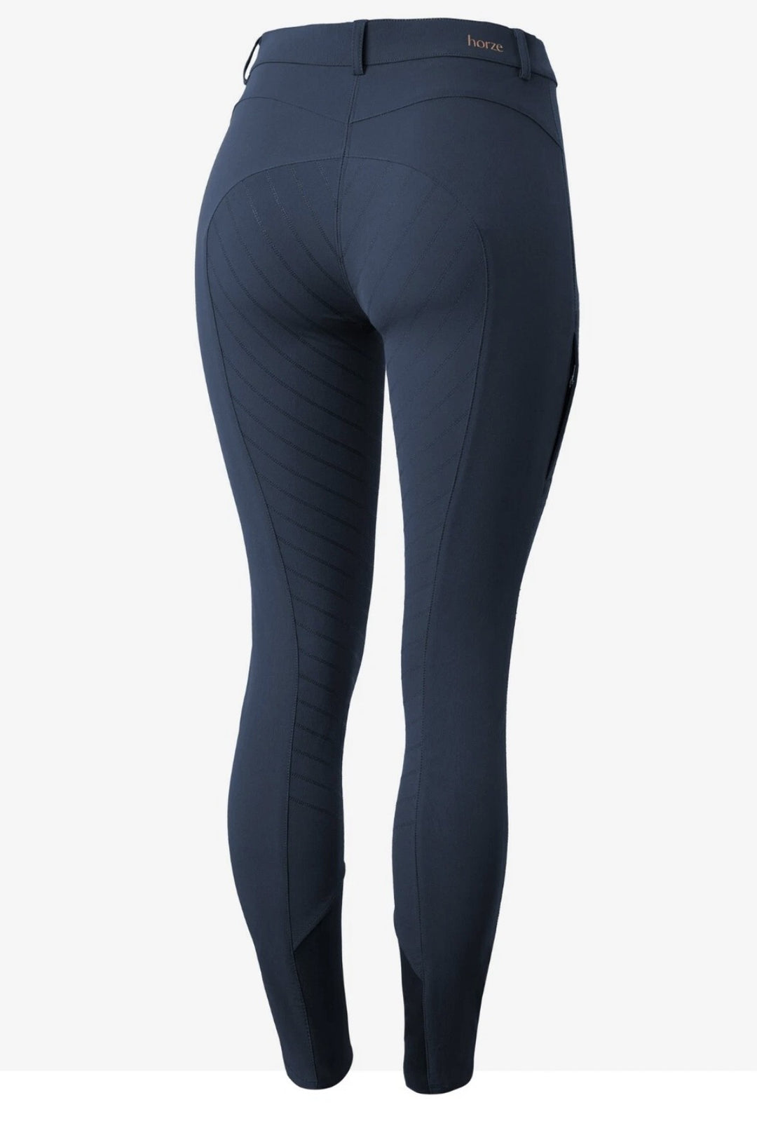 Horze Anna Full Silicone Grip Breeches - very smart - Blue - All Sizes