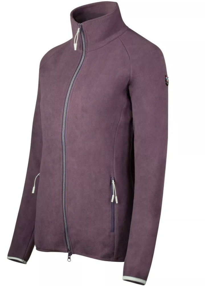 Horze Aurelia Women's Zip up Fleece Jacket - Mauve/Plum/Purple - LAST 2 SIZE 12