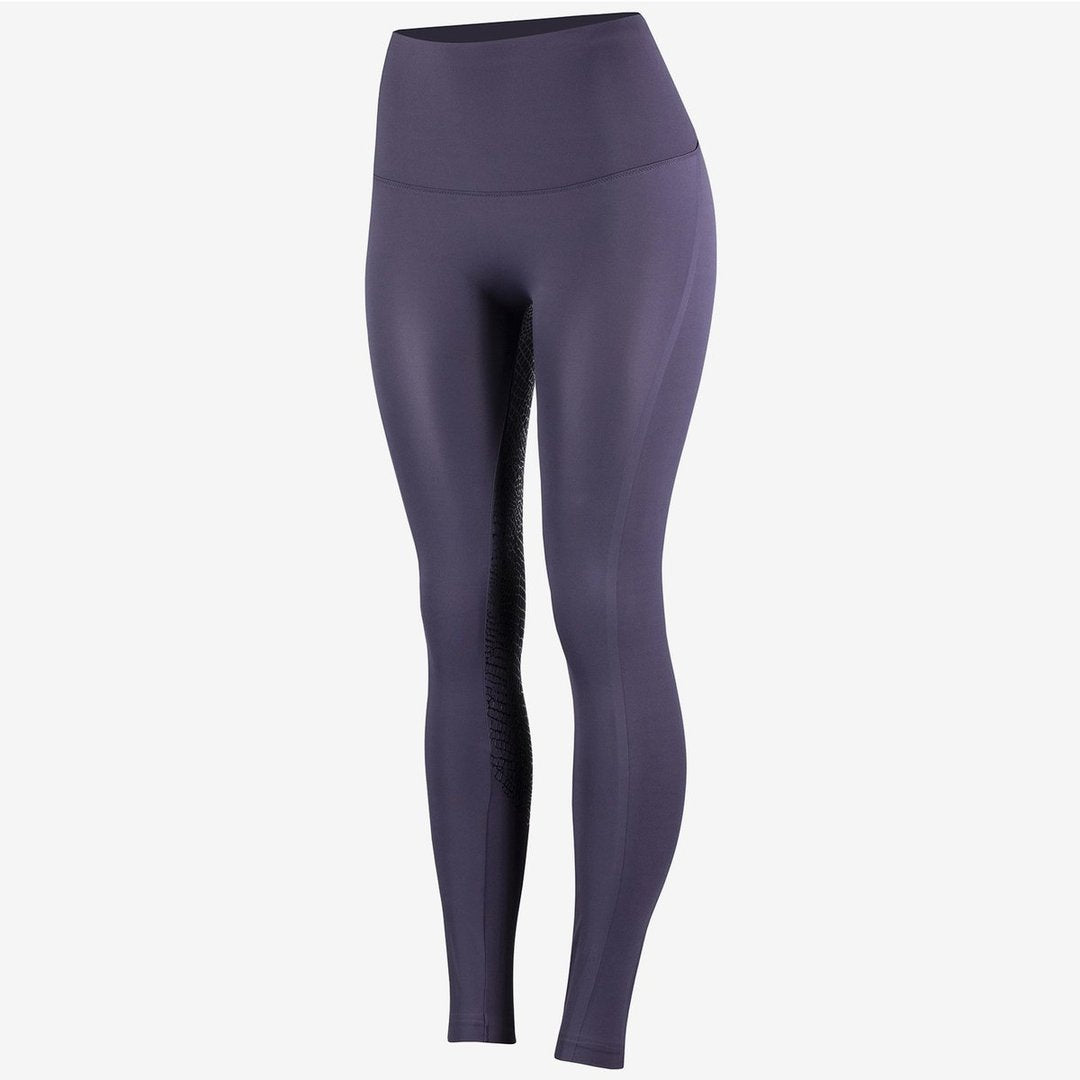 HORZE Bianca Womens Silicone Full Seat Riding Tights - Mauve/Purple - SIZE 12