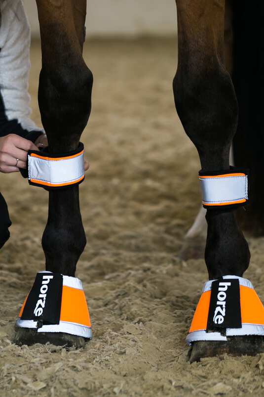 Horze BZeen Reflective Leg Straps - Very Effective
