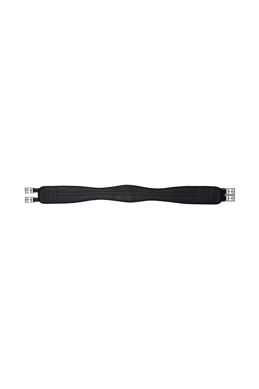 HORZE DAKOTA SOFT FLEXIBLE PVC ALL PURPOSE GIRTH WITH CENTRE D RING - BLACK - 51 INCH - LOW PRICE