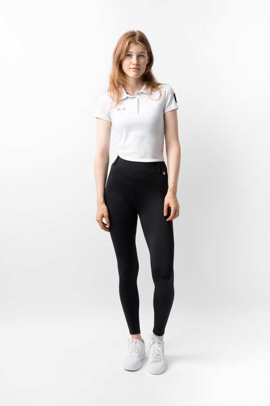 HORZE Dea Women's Full Grip Tights - Navy or Black (popular)