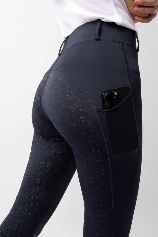 HORZE Dea Women's Full Grip Tights - Navy or Black (popular)
