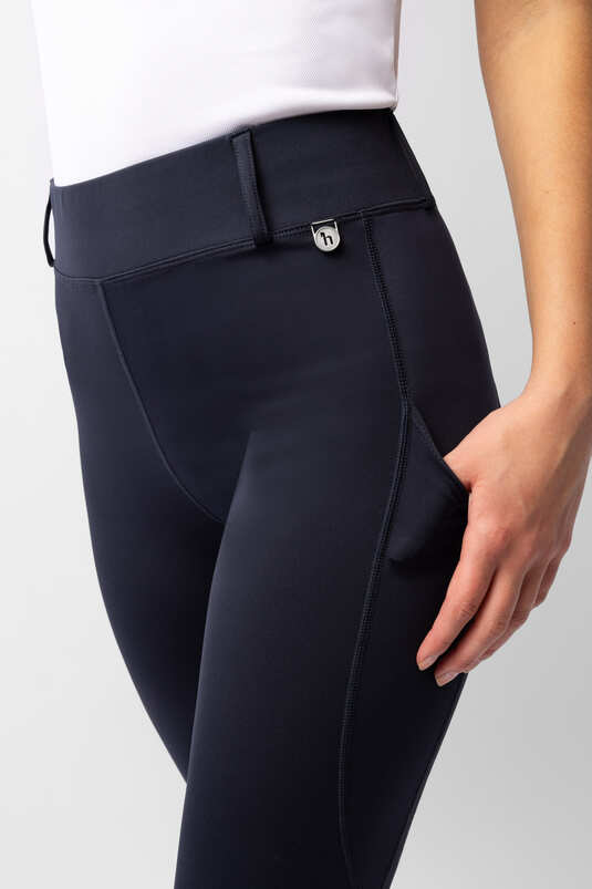 HORZE Dea Women's Full Grip Tights - Navy or Black (popular)