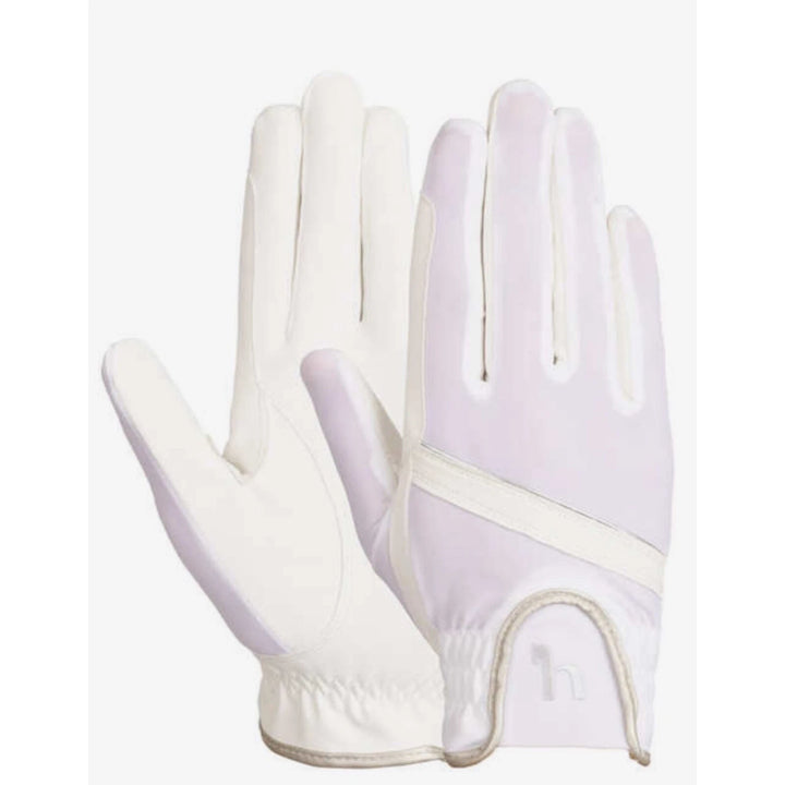 Horze Evelyn White Riding/Competition Gloves - size Medium - great gift