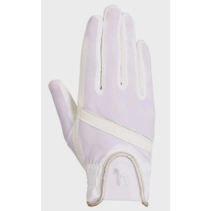 Horze Evelyn White Riding/Competition Gloves - size Medium - great gift